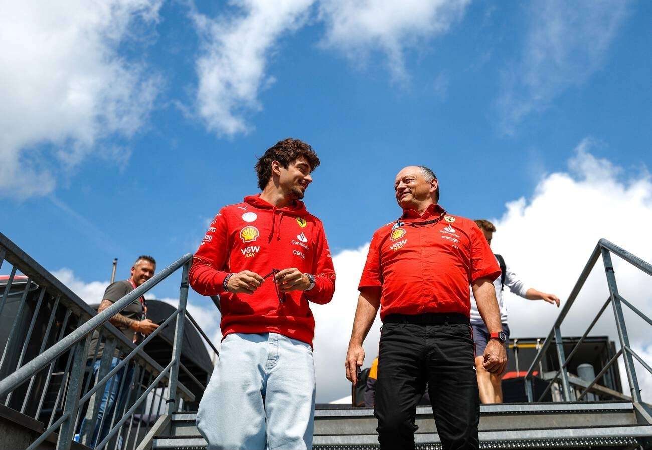 leclerc pole belgio