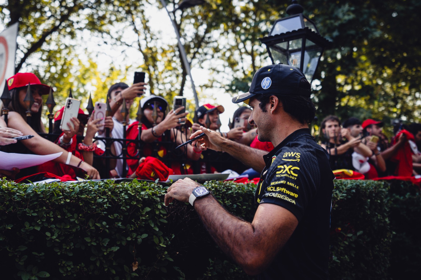 ferrari sainz hamilton