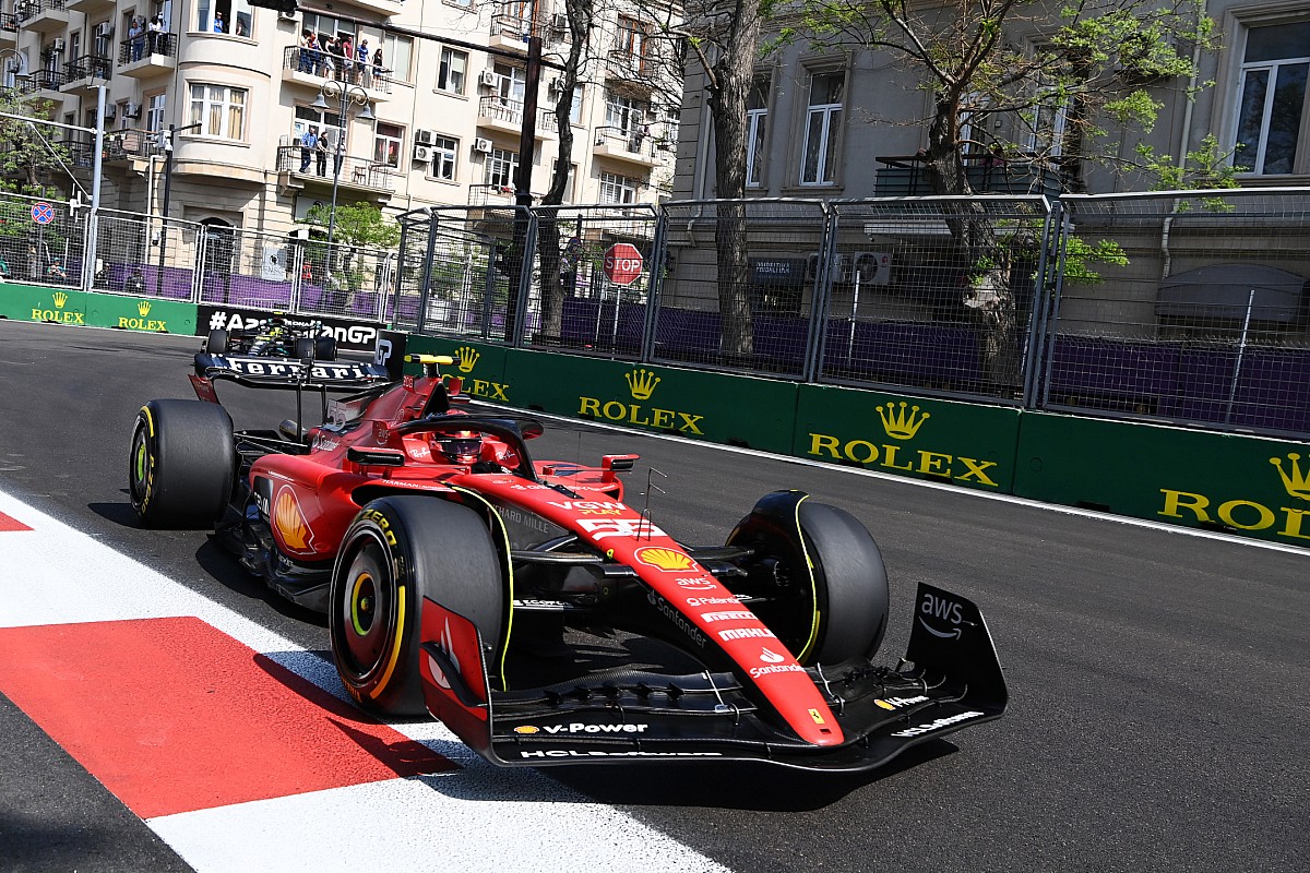 sainz ferrari baku