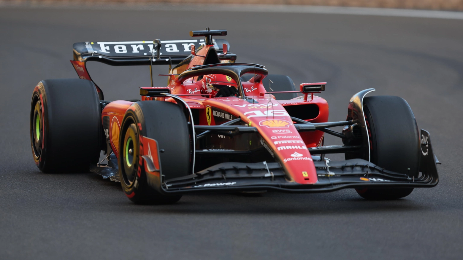 ferrari leclerc baku statistica