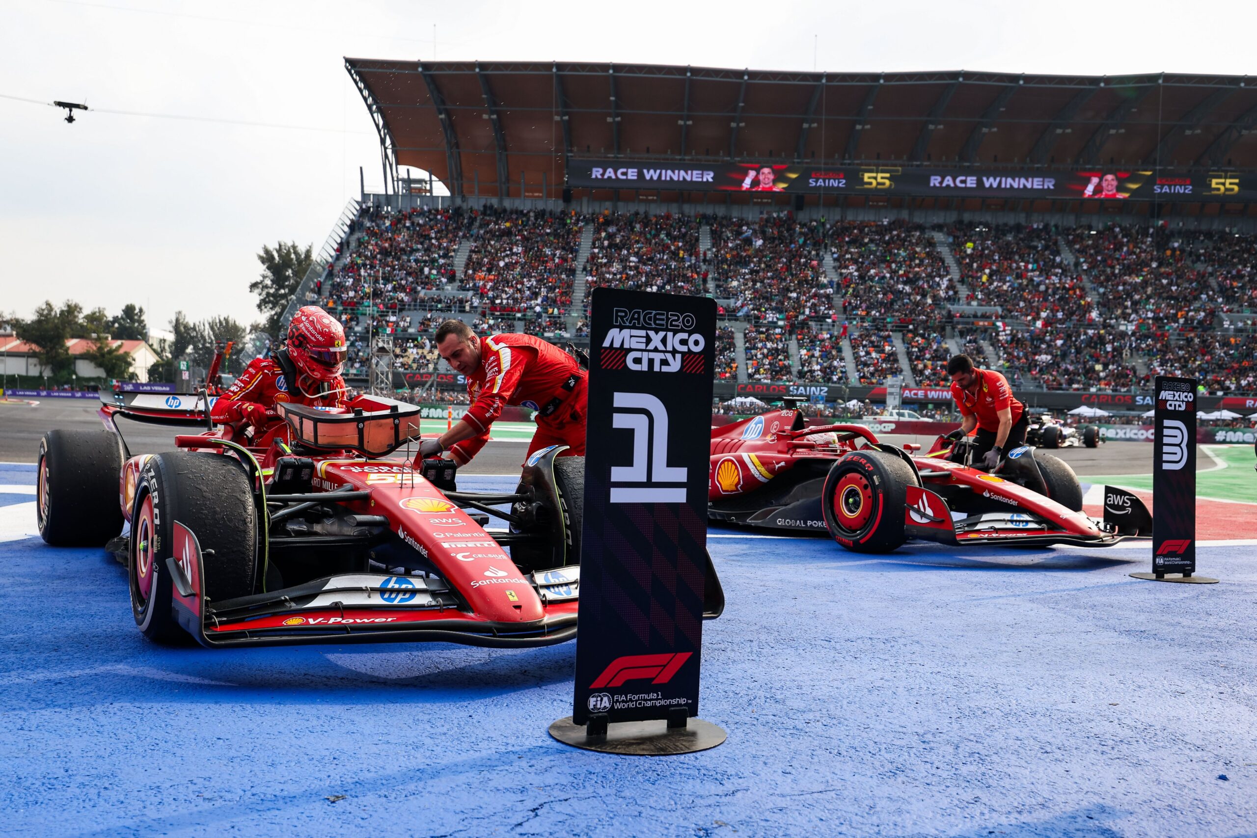 ferrari costruttori leclerc sainz
