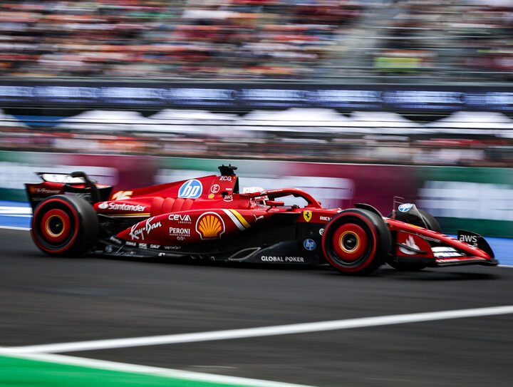 Ferrari in versione “SF-24 sperimentale” a Las Vegas! Il fondamentale elemento che sarà testato per il 2025…