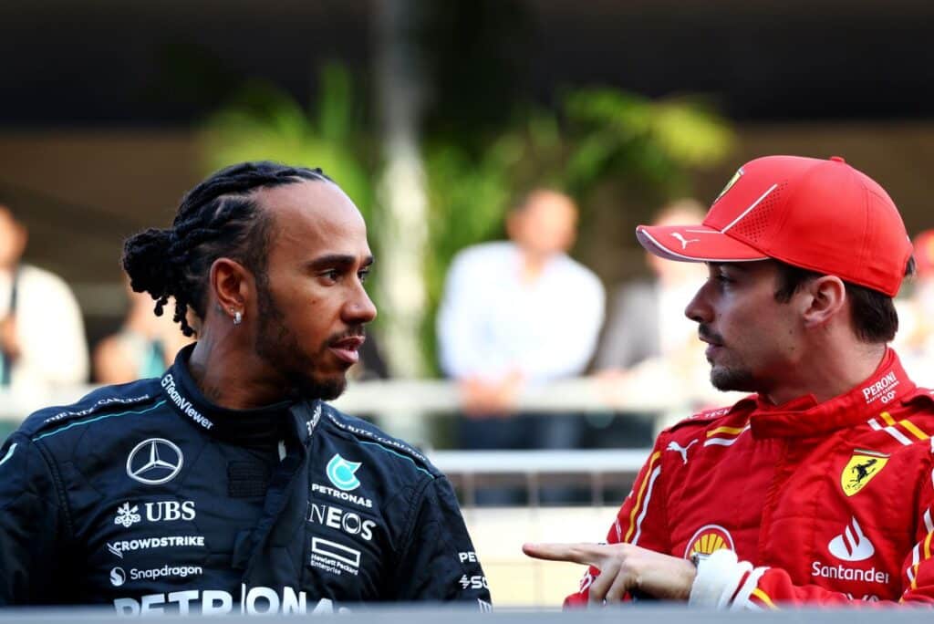 hamilton ferrari primo giorno
