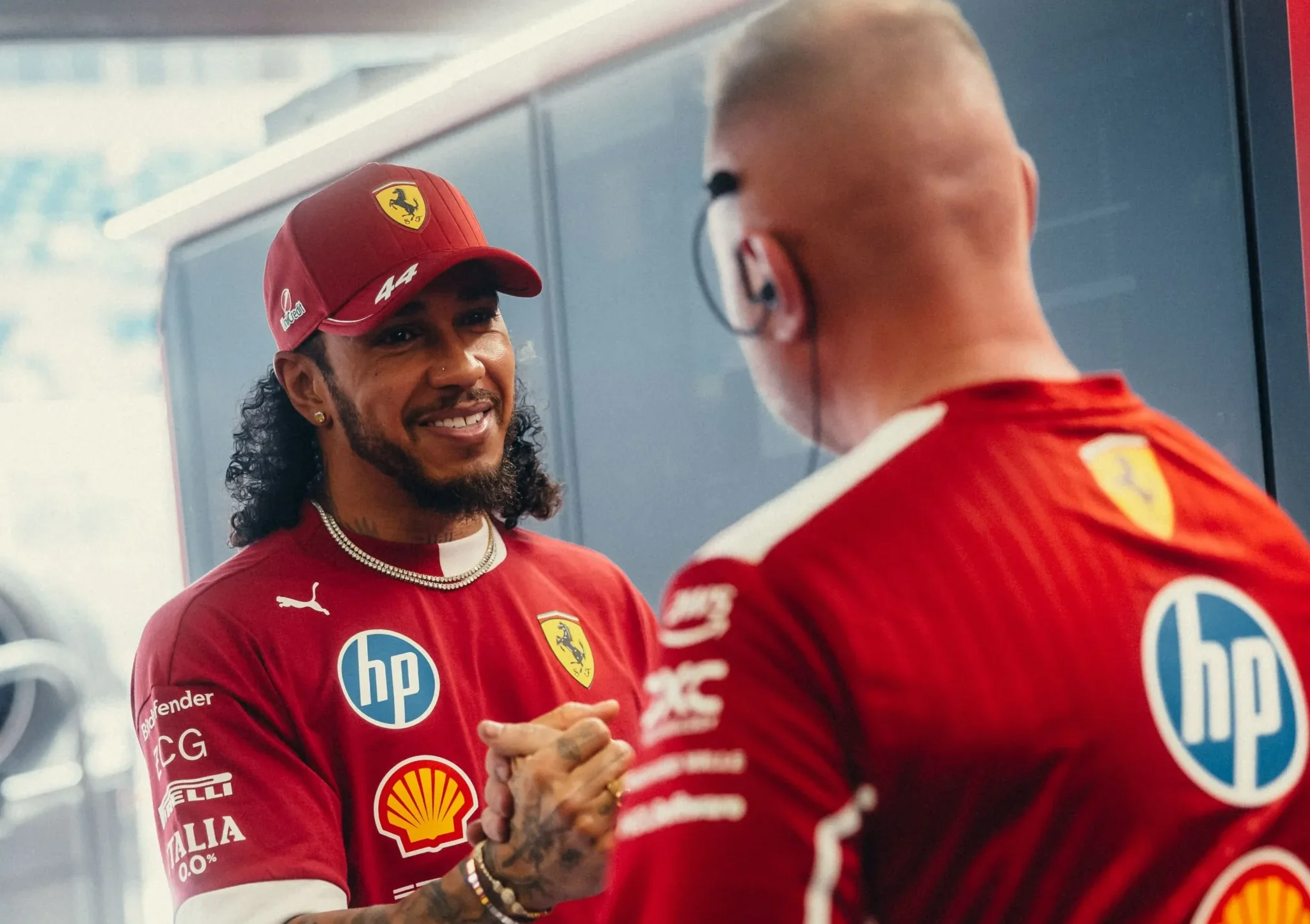 hamilton meccanici aggiornamenti bahrain ferrari