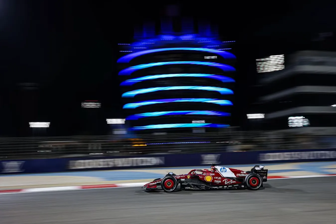 leclerc test bahrain ferrari sf-25 orari