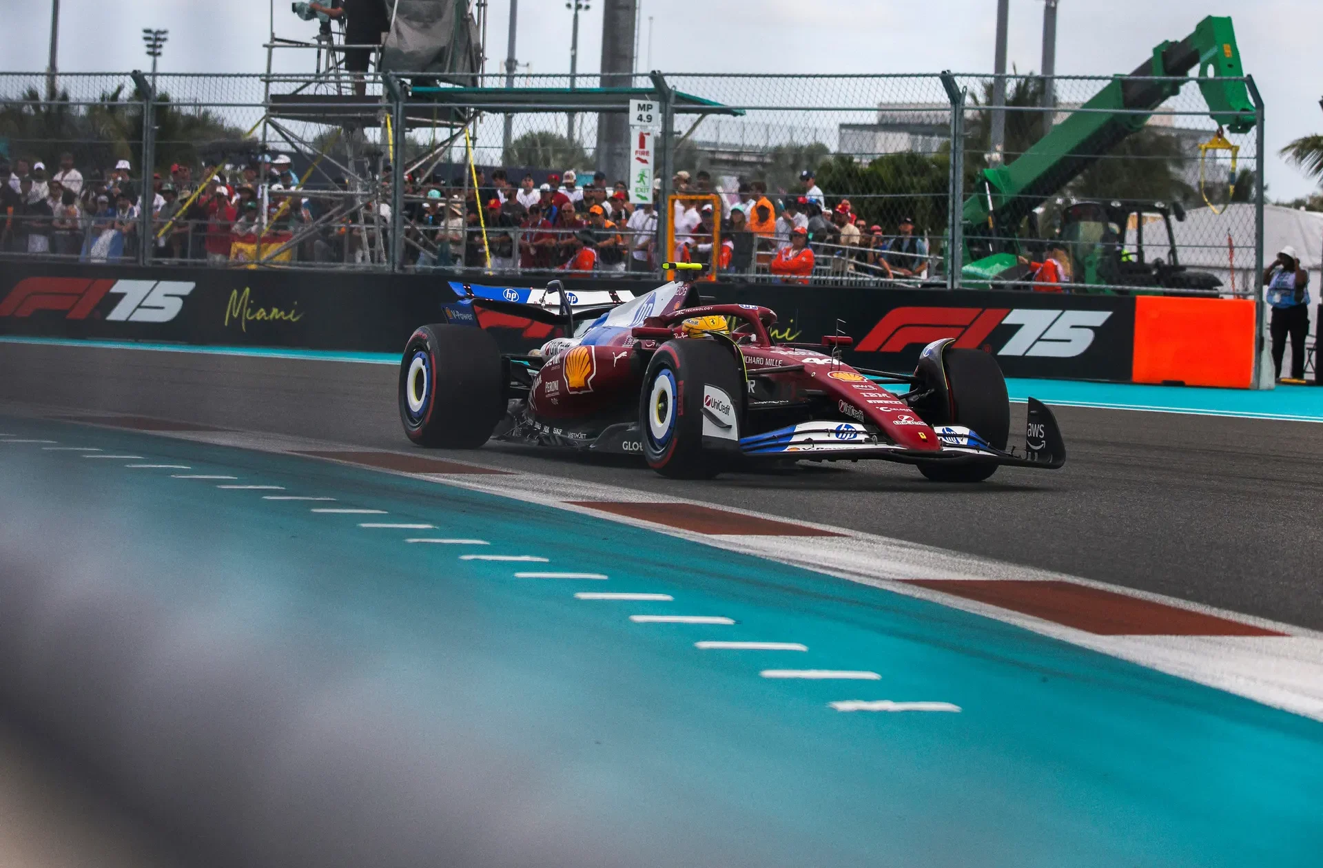 hamilton qualifiche sf-25 ferrari miami