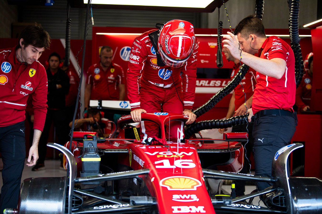 leclerc team radio belgio