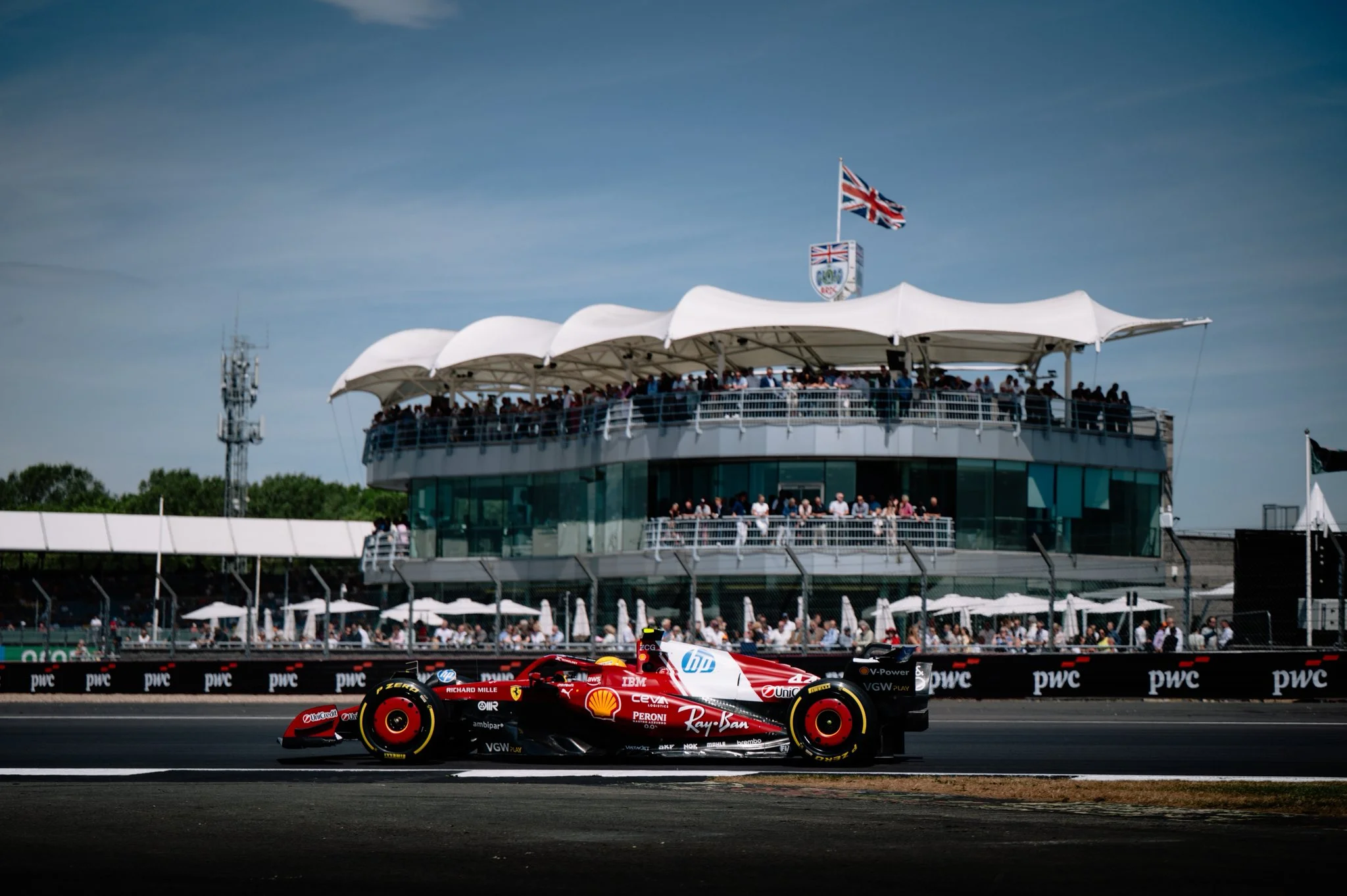 ferrari fp2 gp silverstone
