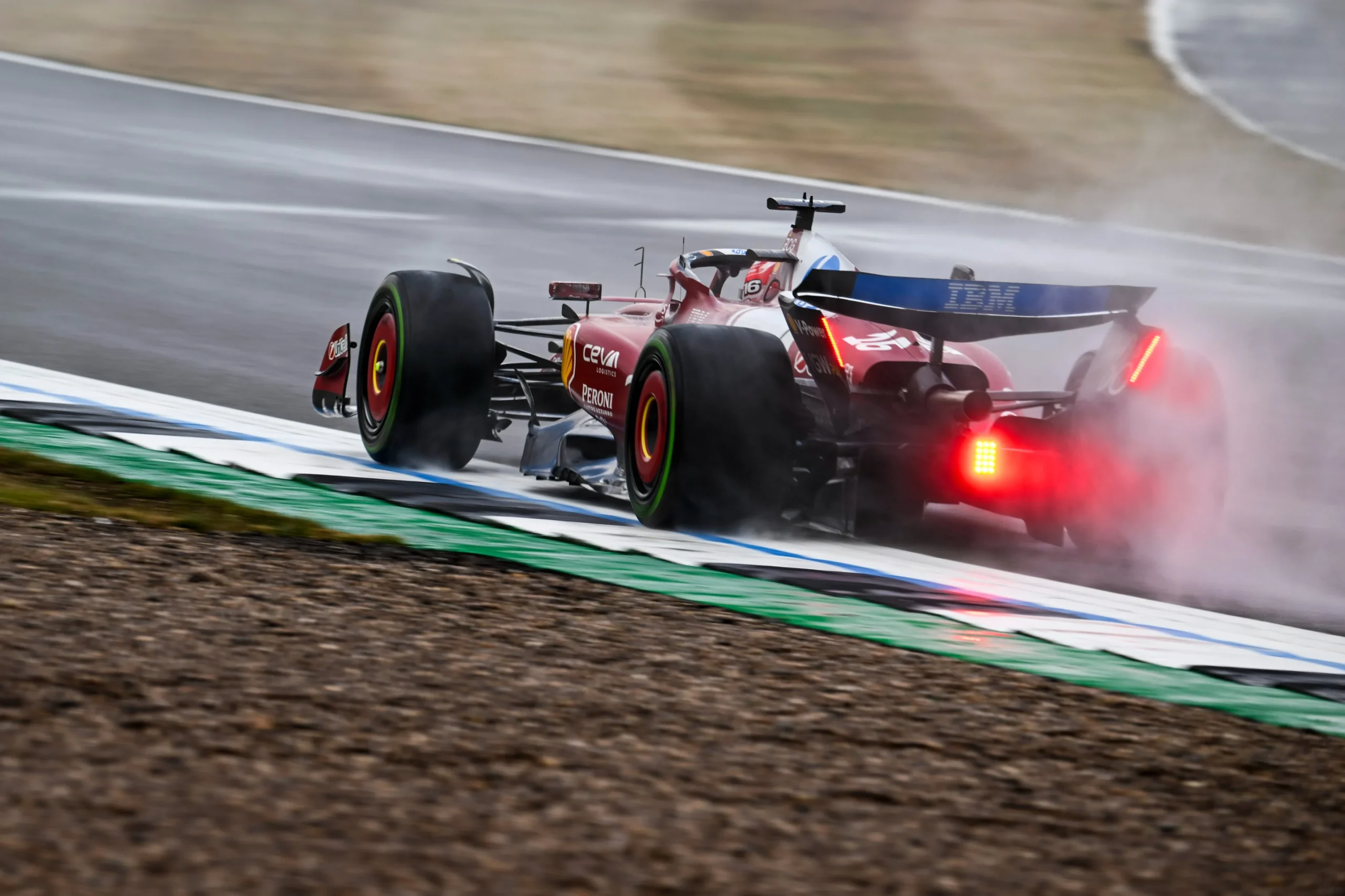 leclerc problema segreto silverstone