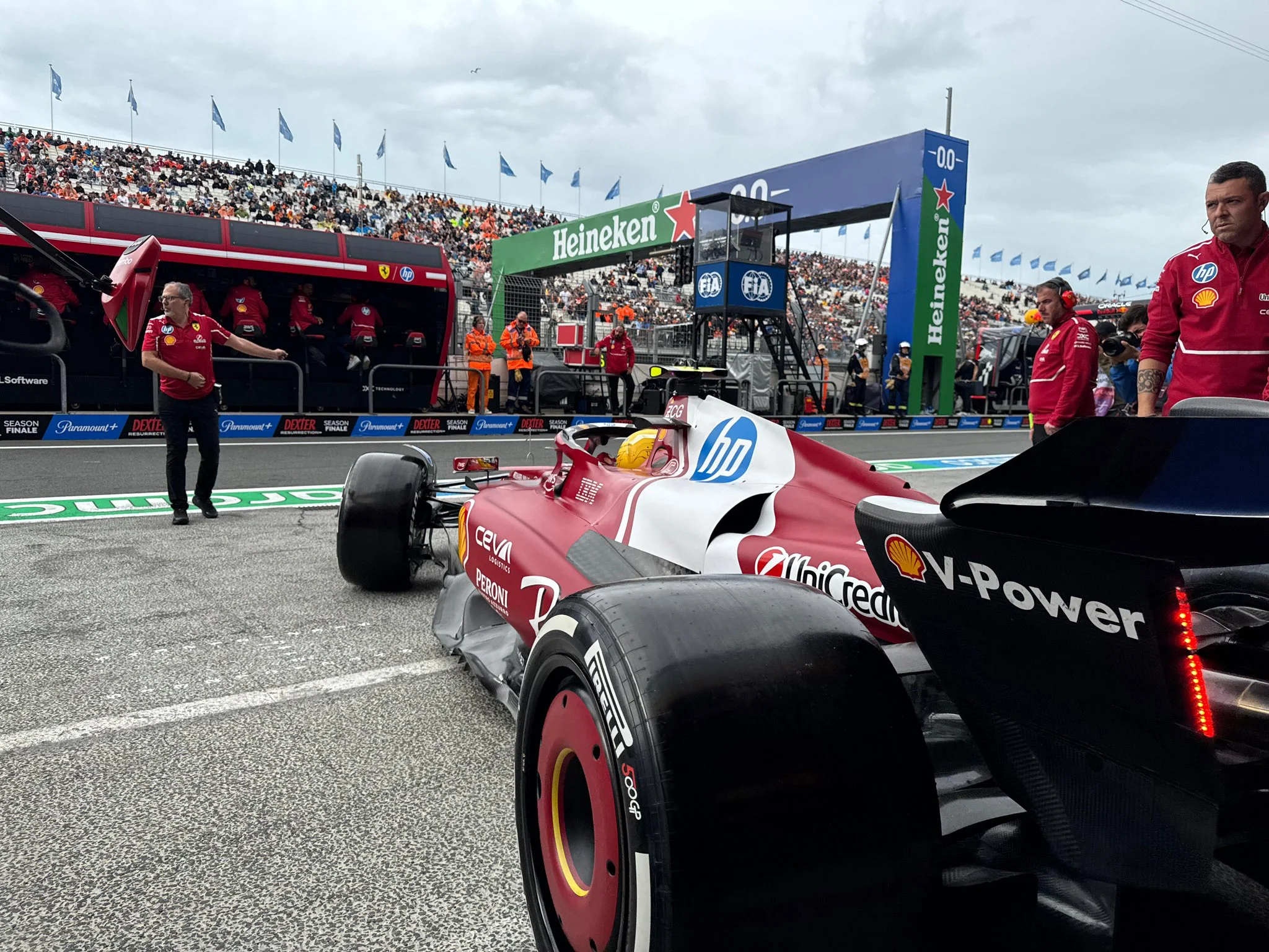 ferrari fp2 gp olanda