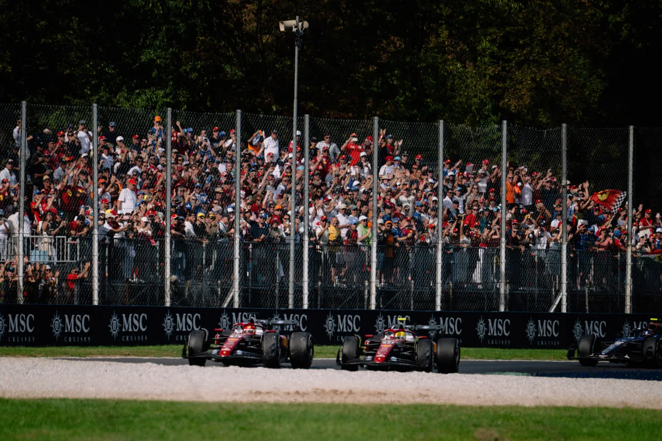 vasseur leclerc hamilton monza