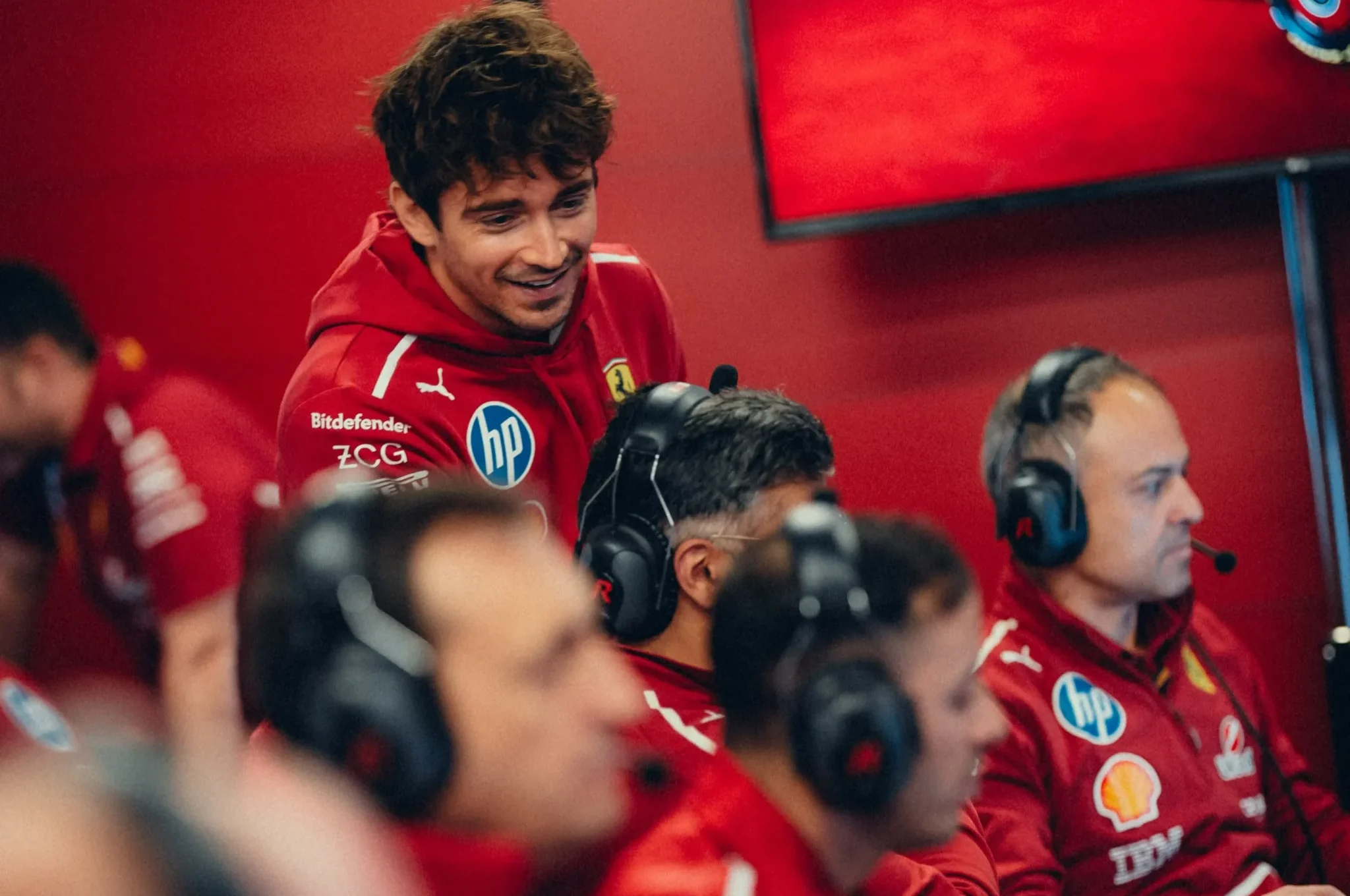 leclerc sospensione soluzione ferrari