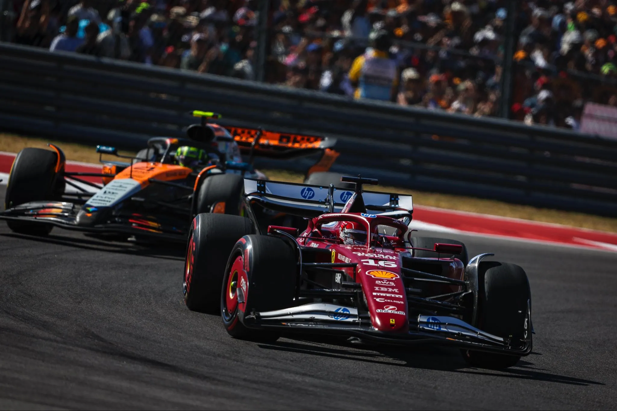 leclerc gp usa podio