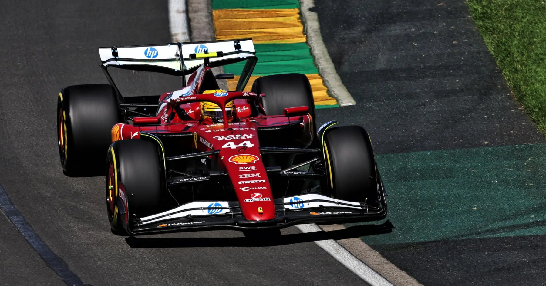 ferrari podio brasile