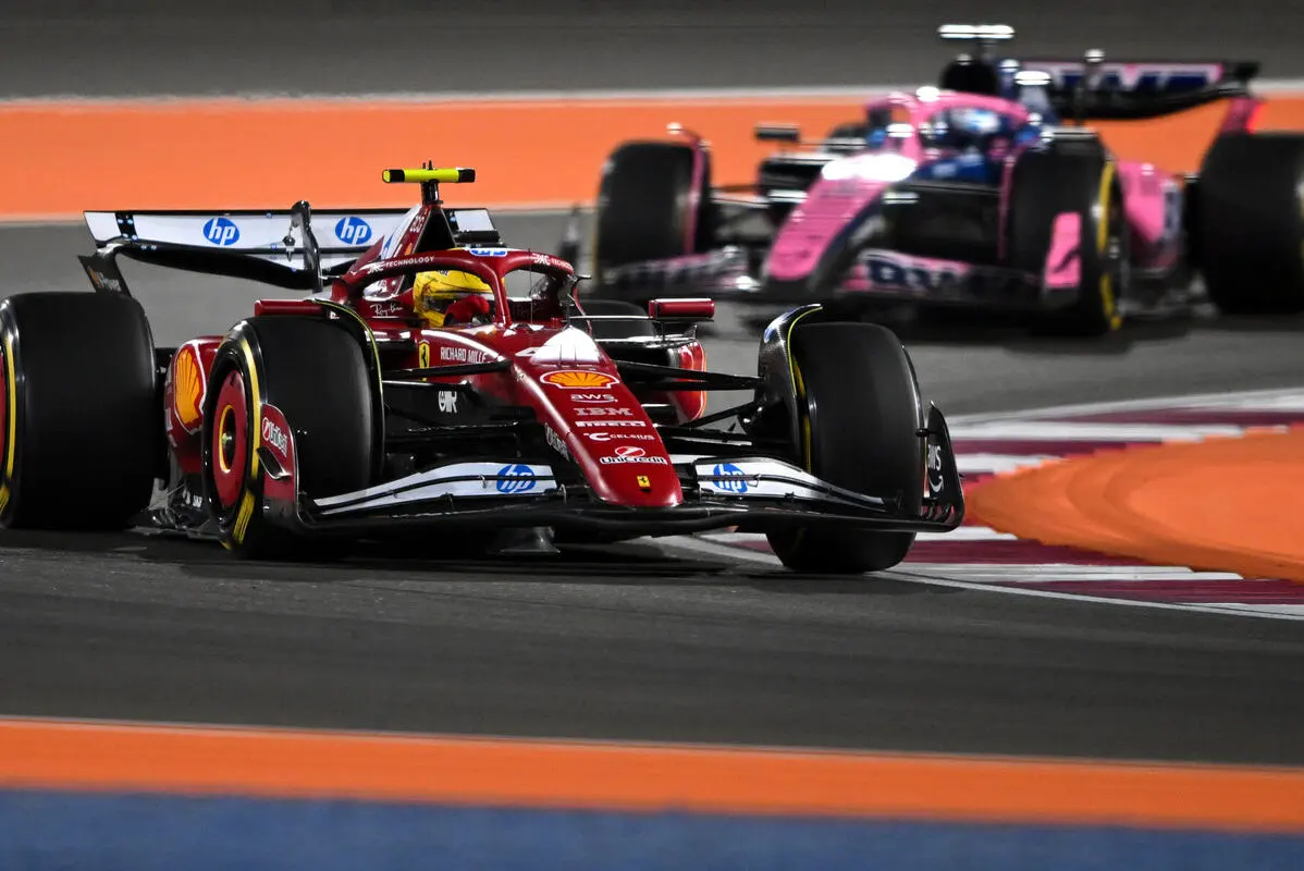 hamilton ferrari gp qatar
