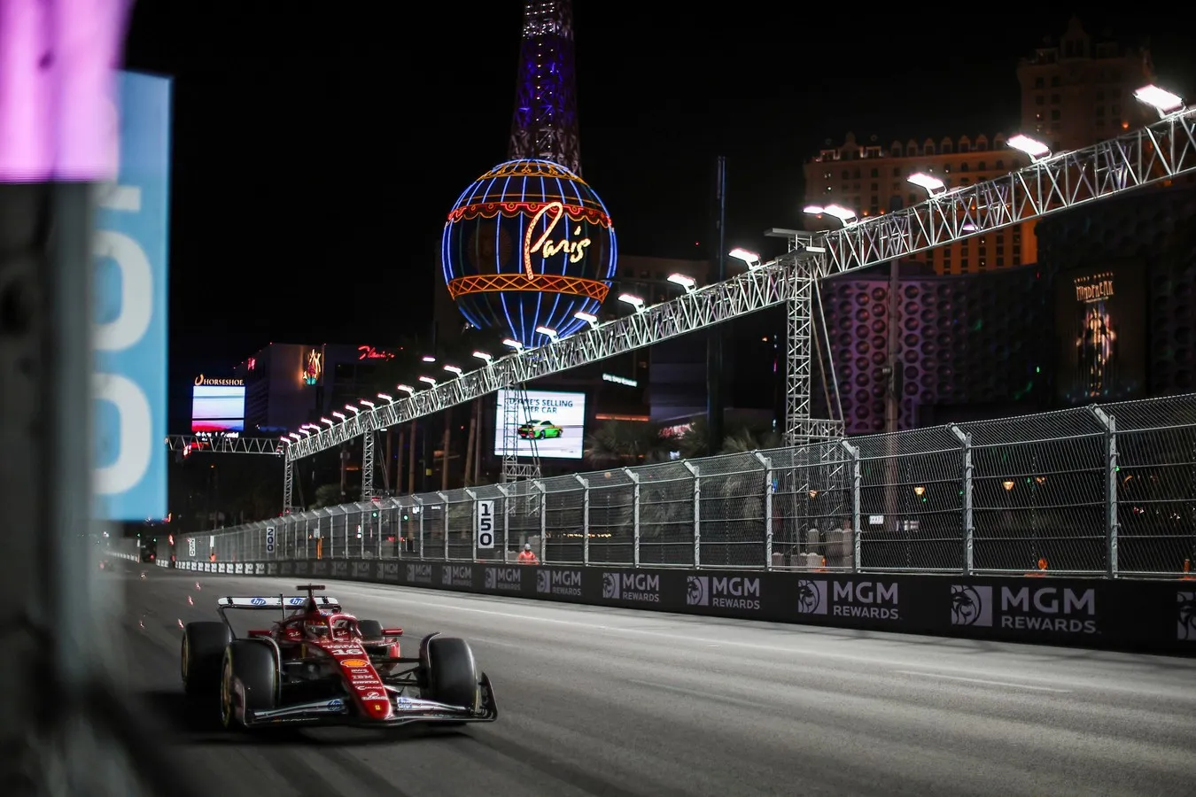 las vegas ferrari pole