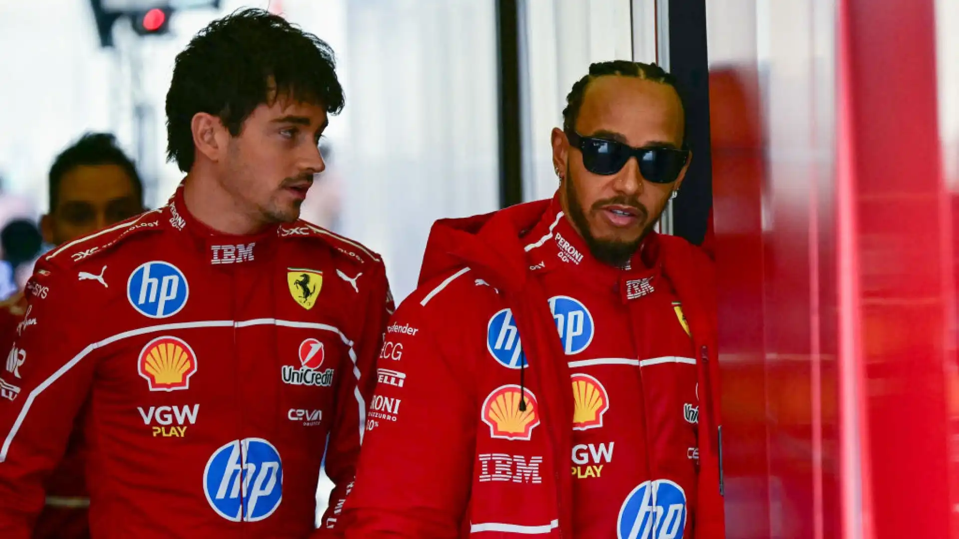 leclerc hamilton simulatore differenza