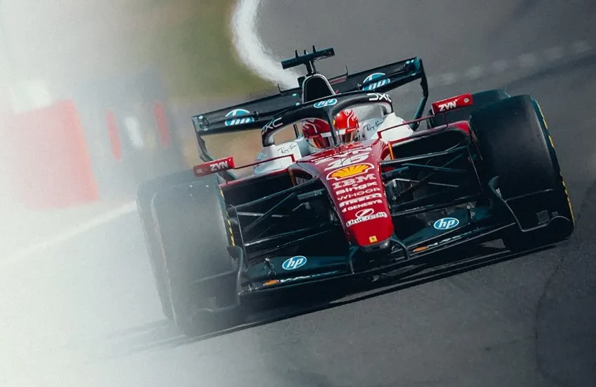 leclerc gran bretagna pole