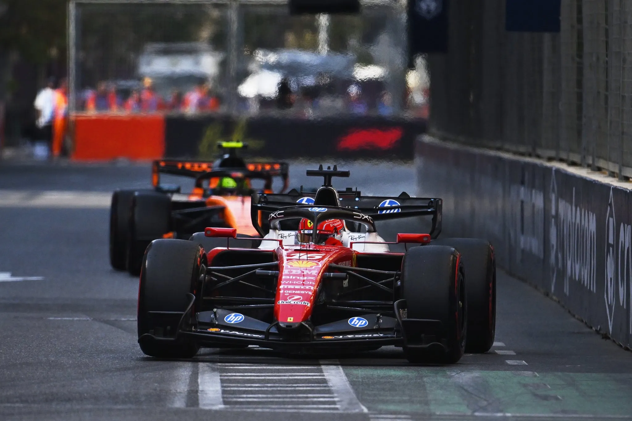 leclerc secondo qualifiche azerbaijan