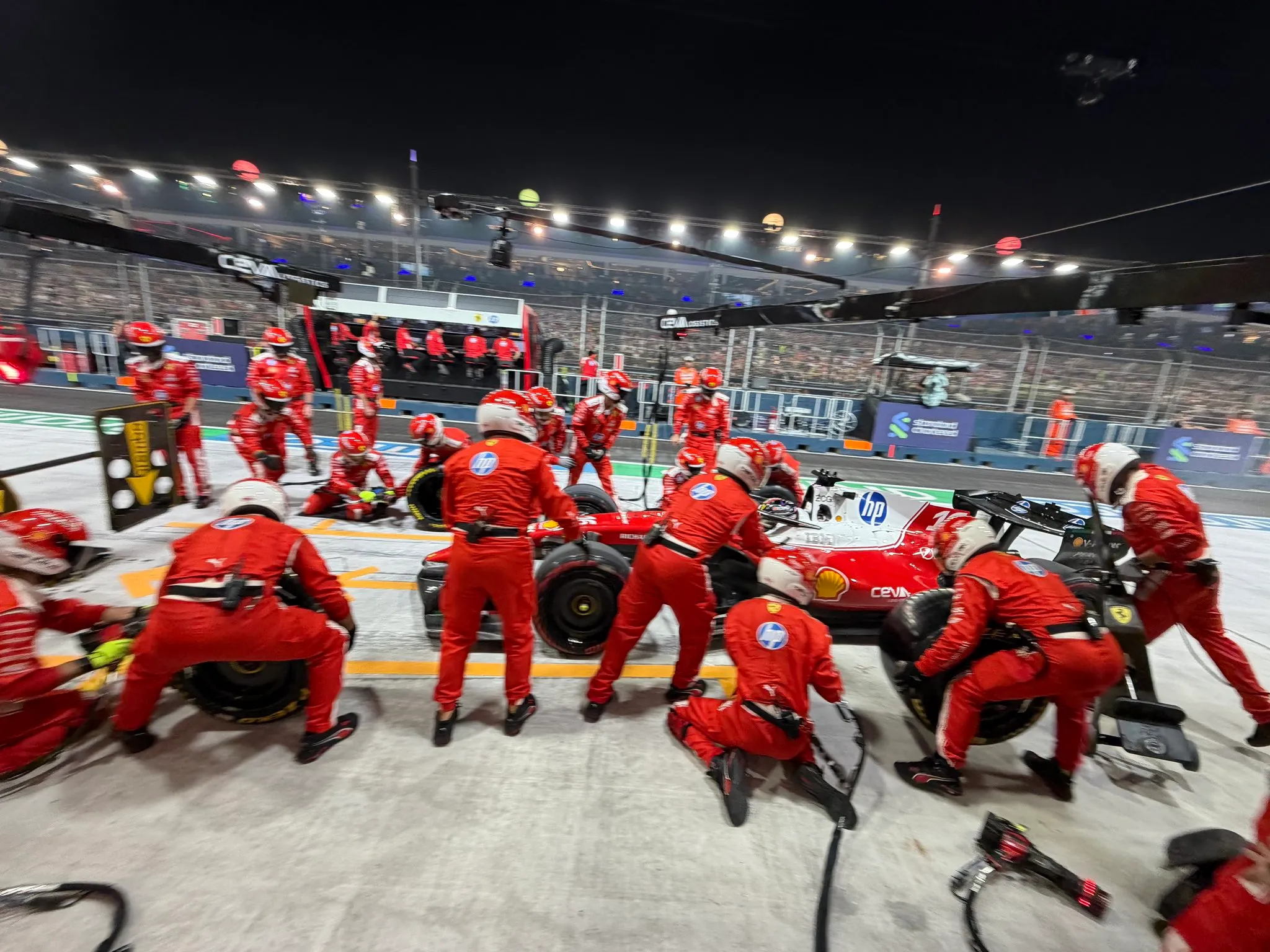 leclerc singapore ferrari