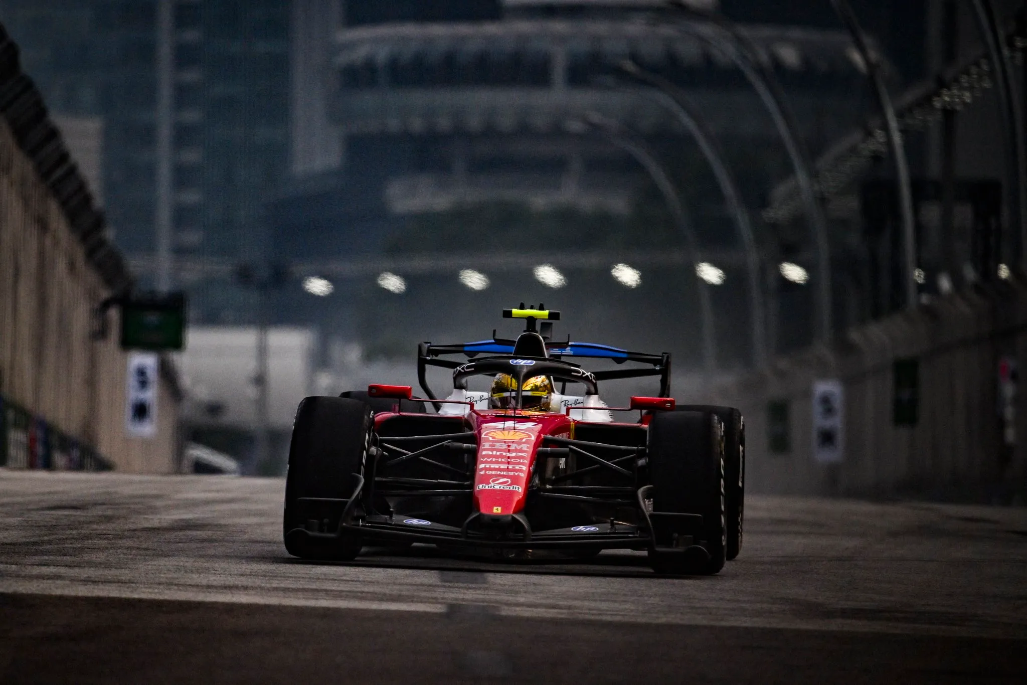 fp1 gp singapore ferrari