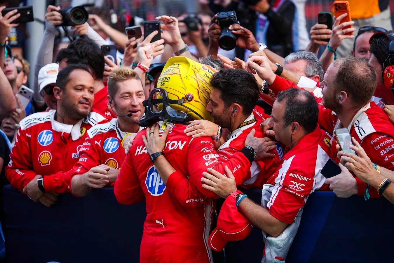 hamilton ferrari cerchia ingegneri