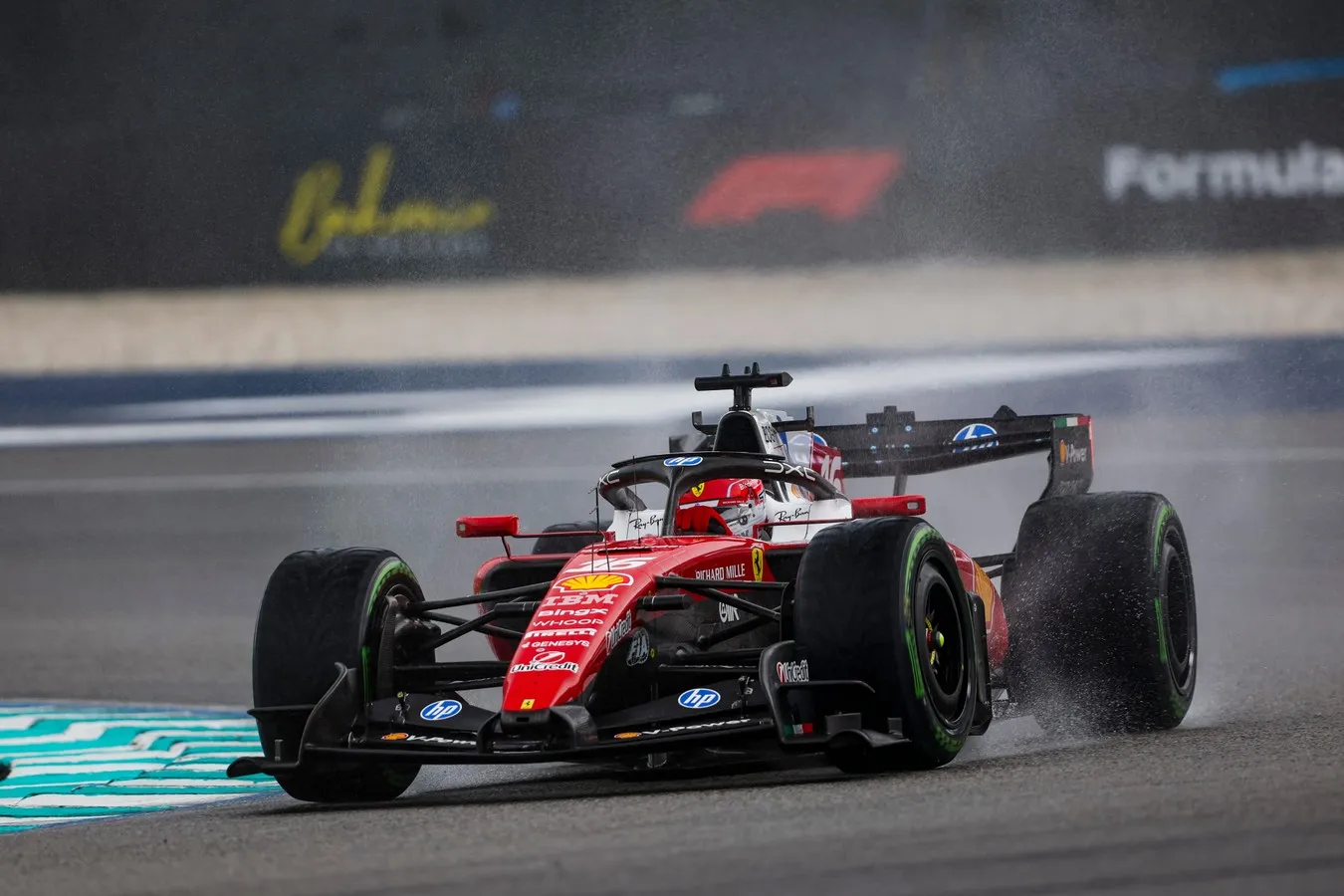 leclerc singapore gp ferrari
